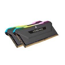 رام CORSAIR-VENGEANCE-RGB-BLACK-16GB-3200MHZ
