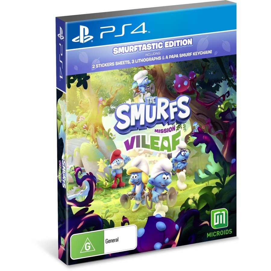 لعبة -THE-SMURFS-TM-MISSION-VILEAF-PS4