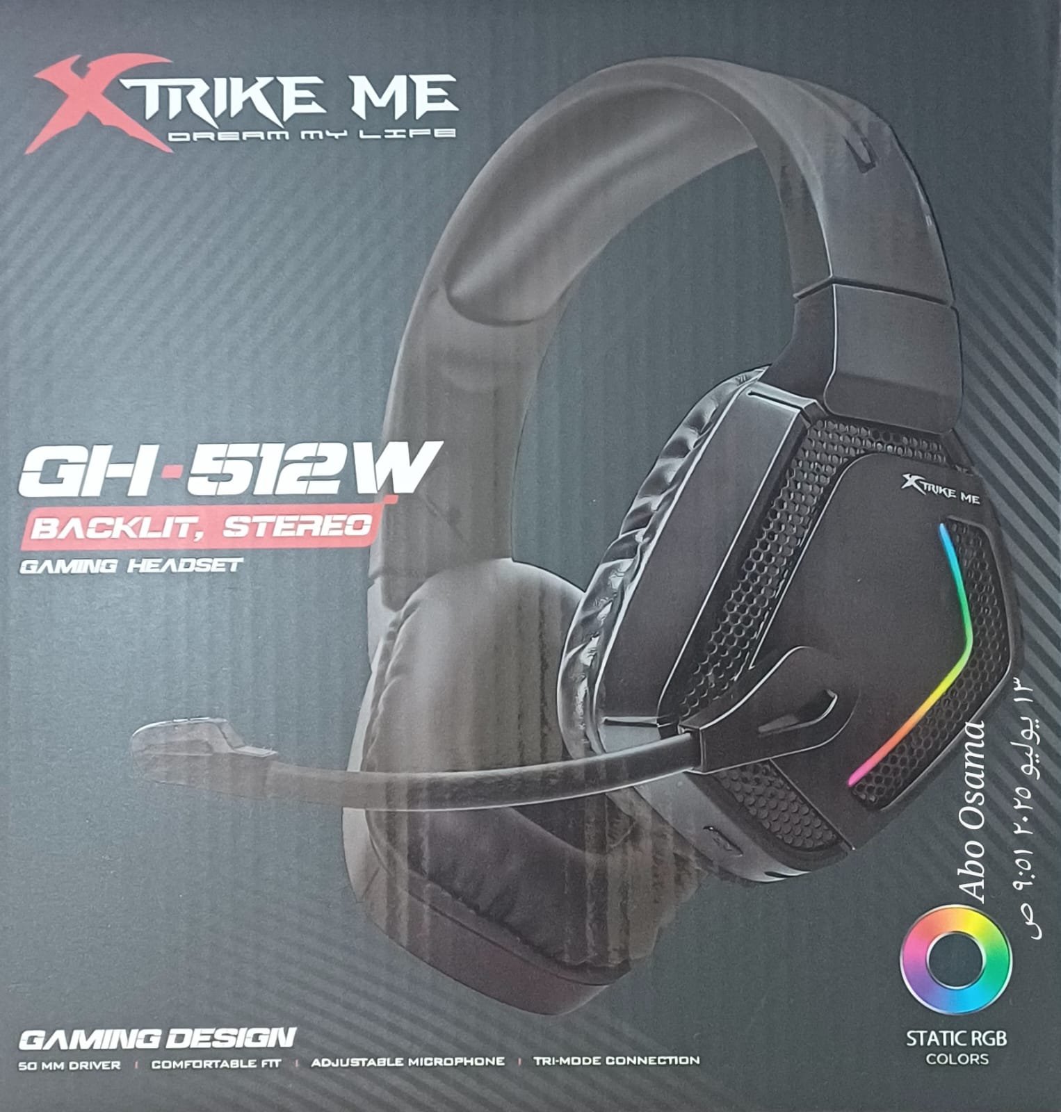 سماعة-XTRIK-ME-XT-GH-512W-RGB-BLACK