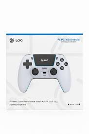 كنترول تحكم -ابيض-عادي-LOG-PS5