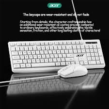 كيبورد +ماوس - ACER-KEYBOARD-AND-MOUSE-EAK-040-WHITE
